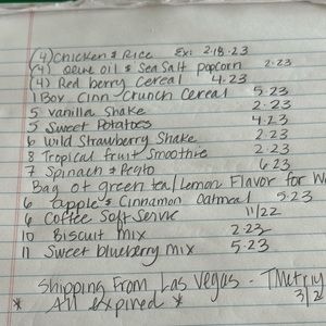 Selling large lot of OPTAVIA foods. All EXPIRED